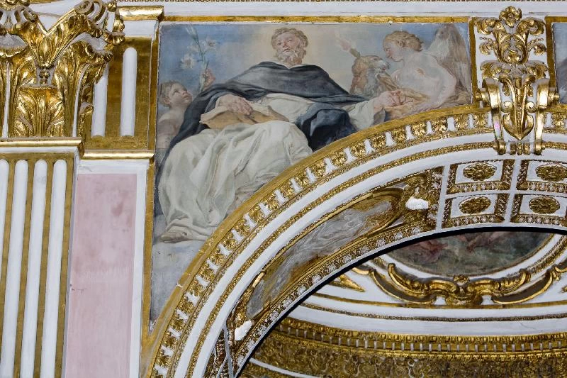 San Domenico in olio su tela